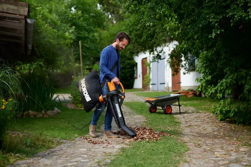 Воздуходувка-садовый пылесос WORX WG505E 220V 3000Вт 335км/ч электрическая — детальное фото