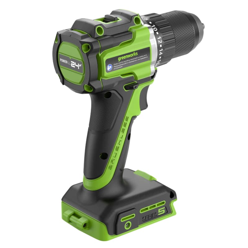 Дрель-шуруповерт Greenworks DD560 24V 3708407 (30/60 Нм) бесщеточная аккумуляторная — детальное фото