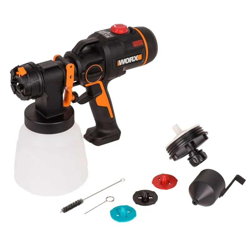Краскопульт WORX WX020.9 20V бесщеточный аккумуляторный — детальное фото