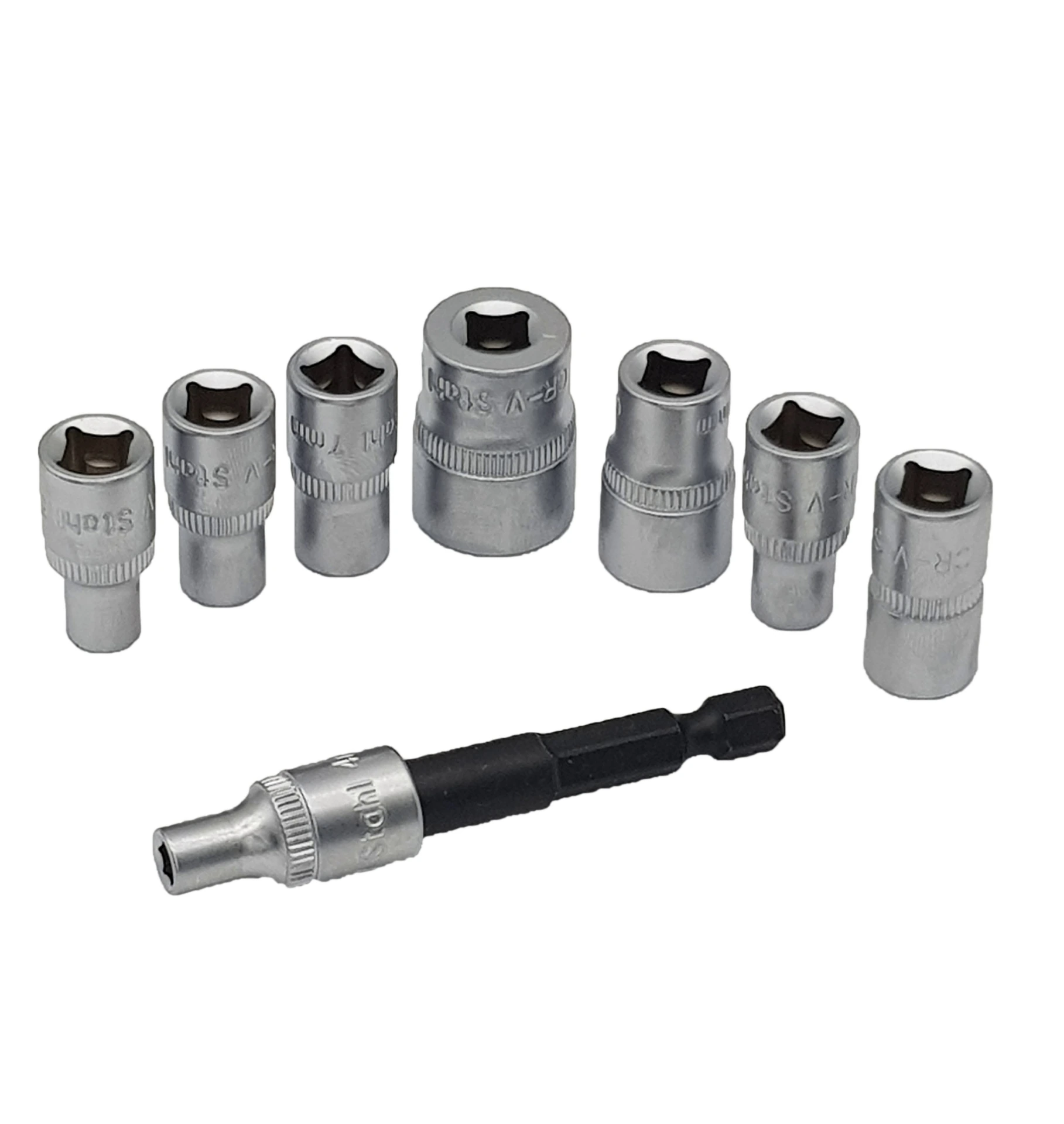 Набор головок 4-13 мм, 8 шт с адаптером в кейсе Felo 05798106 — детальное фото