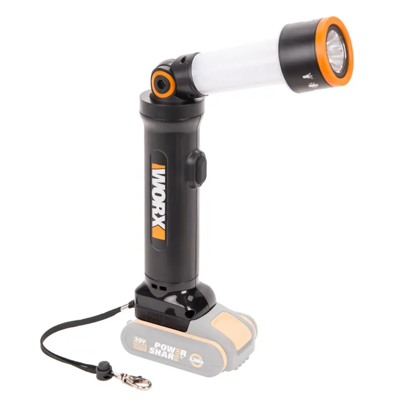 Фонарь-лампа WORX WX027 20V 510лм аккумуляторный — детальное фото