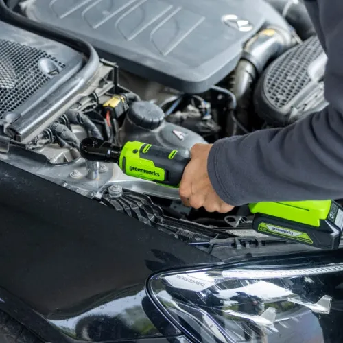 Гайковерт-трещотка Greenworks GD24RW 24V 3804007 (1/2") бесщеточная аккумуляторная — детальное фото