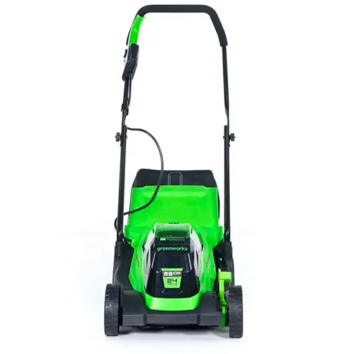 Газонокосилка Greenworks GD24LM33 24V 2516107 (33 см) бесщеточная аккумуляторная — детальное фото