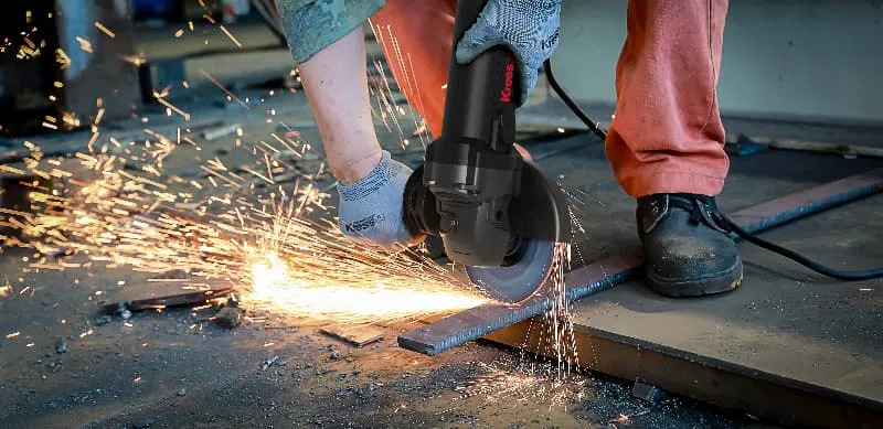 Угловая шлифмашина (болгарка) KRESS KUS20P 1400Вт 125 мм электрическая — детальное фото