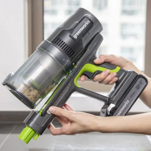 Пылесос вертикальный Greenworks G24SVK4 24V 4700607UB (500 Вт) аккумуляторный — детальное фото
