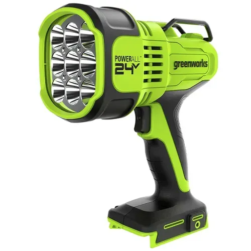 Фонарь-прожектор светодиодный Greenworks G24SL 24V 3401207 (3000лм) аккумуляторный — детальное фото