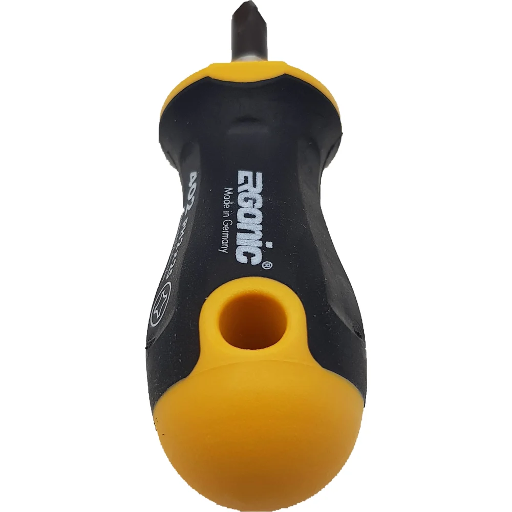 Крестовая отвертка Felo Ergonic Stubby PH2х25 46202010 — детальное фото