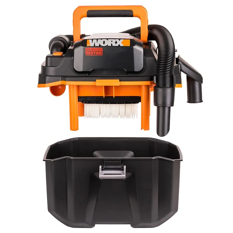 Пылесос хозяйственный для сухой и влажной уборки WORX NITRO WX031.9 20V аккумуляторный — детальное фото