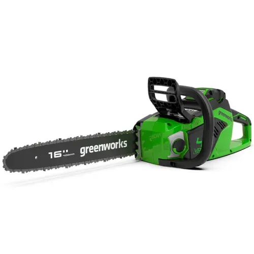 Пила аккумуляторная цепная Greenworks 40 см 40V GD40CS18K4 2005807UB, до 1,8 кВт, бесщёточная, c АКБ на 4 А*ч и ЗУ