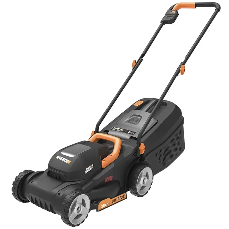 Газонокосилка WORX WG730E 20V 30см аккумуляторная бесщеточная — детальное фото