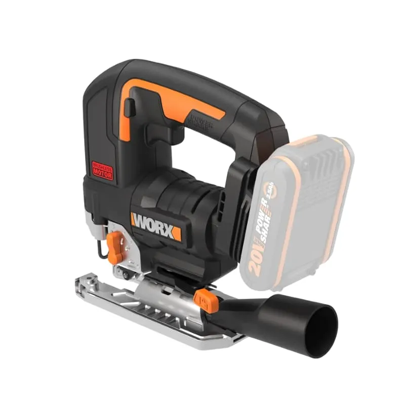 Лобзик WORX WX542 20V бесщеточный аккумуляторный — детальное фото