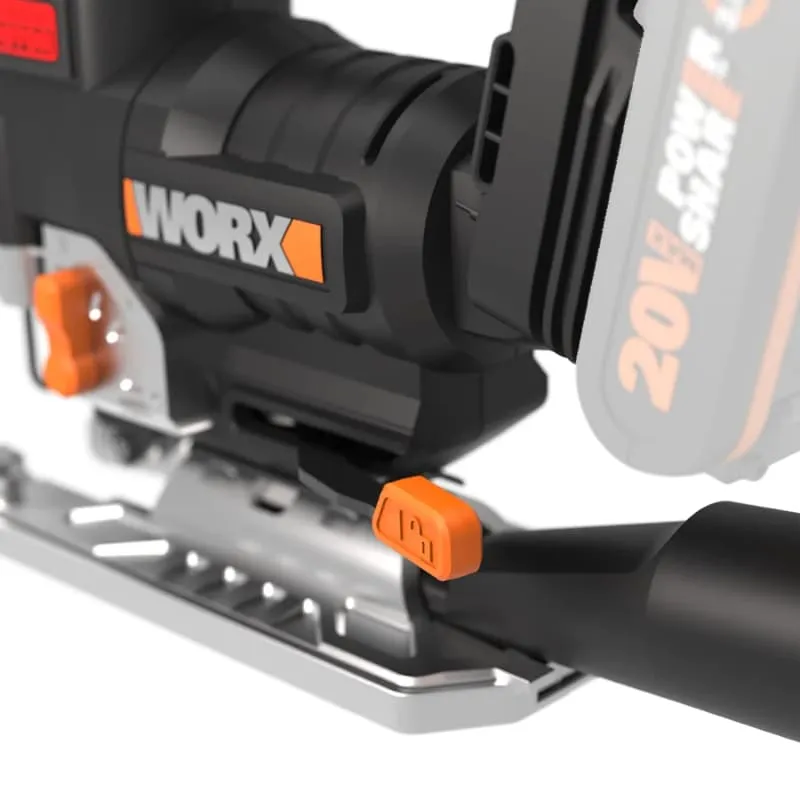 Лобзик WORX WX542 20V бесщеточный аккумуляторный — детальное фото