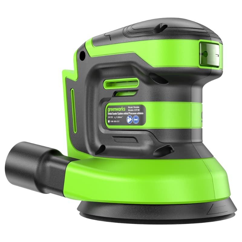 Эксцентриковая шлифмашина Greenworks OS325 24V 3100907 (125 мм) аккумуляторная — детальное фото
