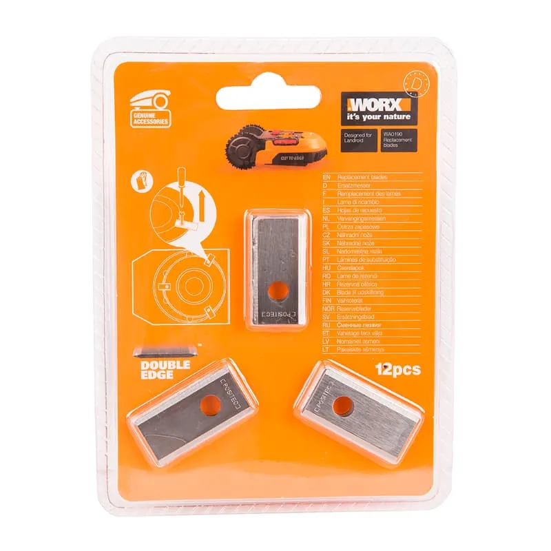 Набор лезвий для роботов газонокосилок WORX WA0190 — детальное фото