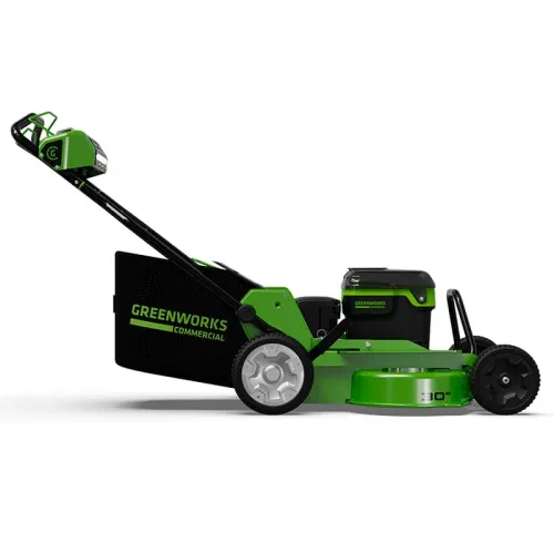 Газонокосилка самоходная Greenworks 82LM30S 82V 2519207 (76 см) бесщеточная аккумуляторная — детальное фото