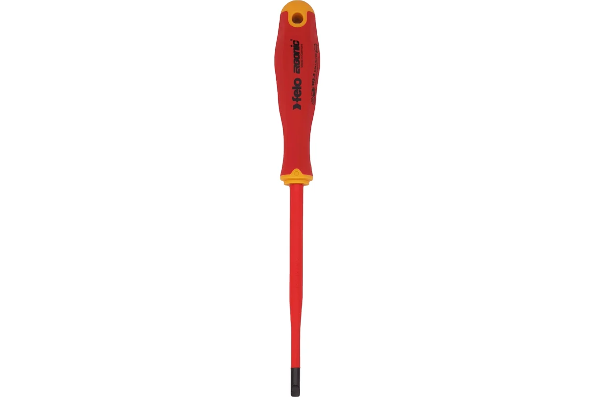 Диэлектрическая отвертка Felo SL 5,5х1,0, E-Slim Ergonic 41395590 — детальное фото