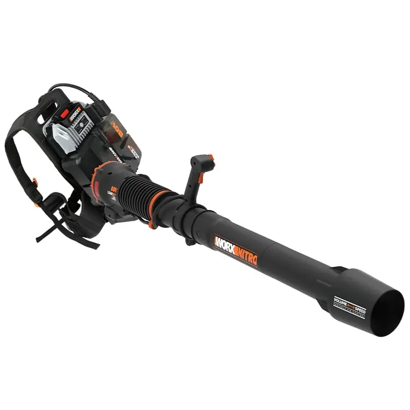 Воздуходувка WORX WG572E 80V аккумуляторная, бесщеточная, с АКБ на 4х4 А*ч и ЗУ