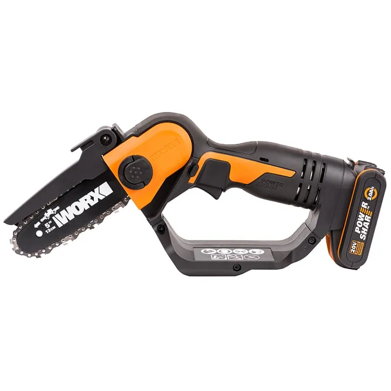 Пила цепная компактная WORX WG324E 20V аккумуляторная — детальное фото