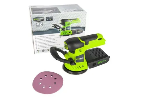 Шлифмашина Greenworks G24ROS 24V 3100107 (125 мм) аккумуляторная — детальное фото