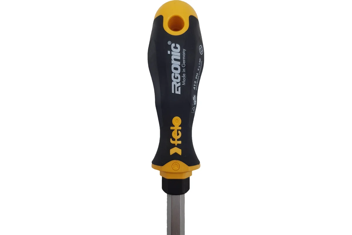 Крестовая отвертка Felo Ergonic с шестигранным лезвием PH4x150 41240540 — детальное фото