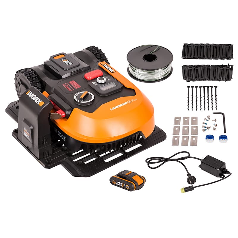 Робот газонокосилка WORX Landroid M Plus WR165E 500кв.м — детальное фото
