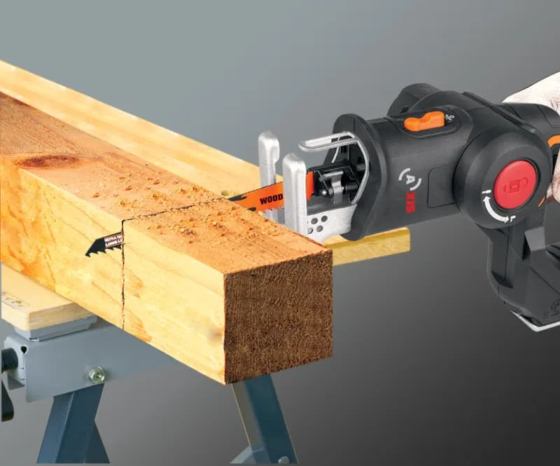 Лобзик и сабельная пила 2 в 1 WORX WX550 20V аккумуляторный — детальное фото