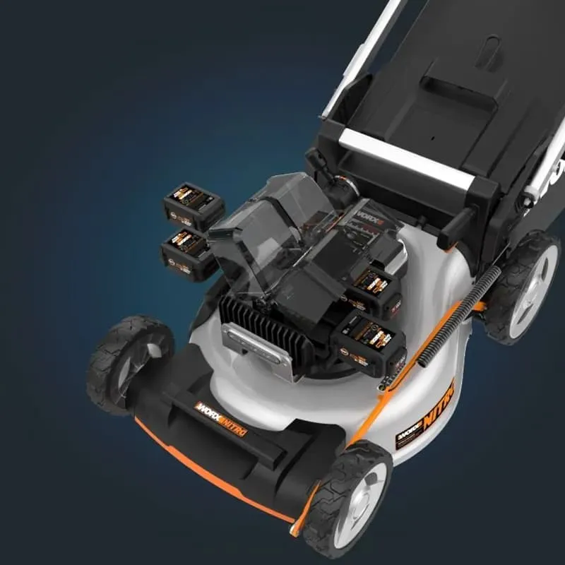 Самоходная газонокосилка WORX NITRO WG761E 80V 51см аккумуляторная бесщеточная — детальное фото