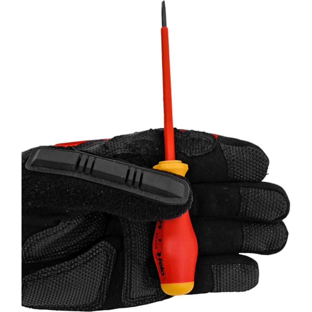 Диэлектрическая шлицевая отвертка Felo SL3.5x0.8x100 91303590 — детальное фото