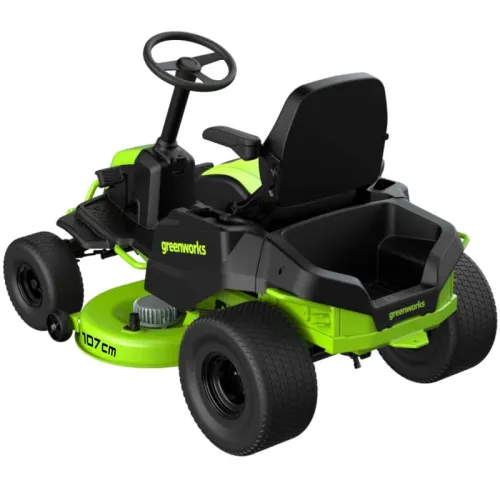 Газонокосилка с сиденьем Greenworks CrossoverT GC82LT107 82V 7404507 (107 см) бесщеточная аккумуляторная — детальное фото